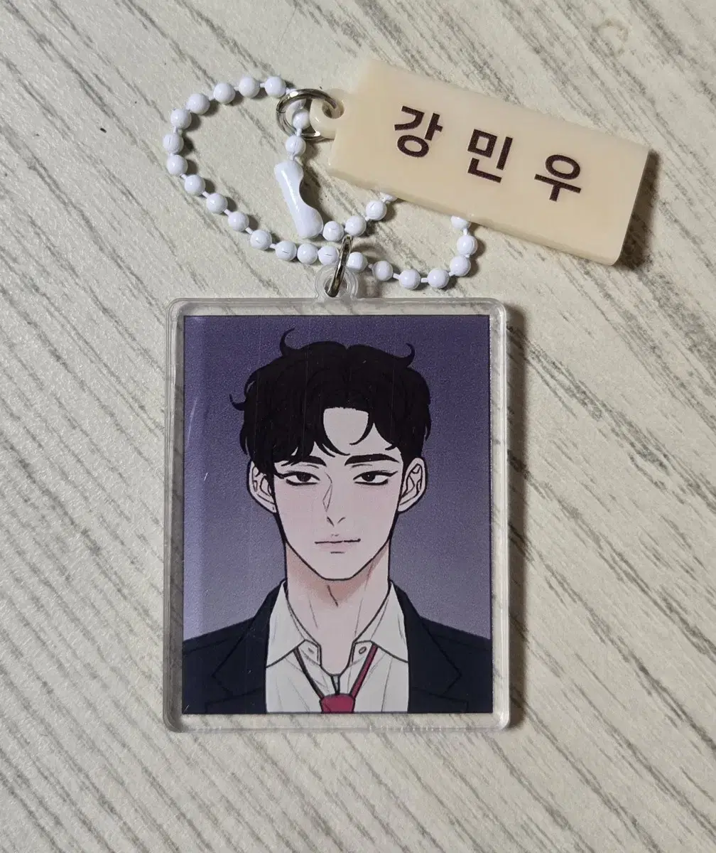 Operation Name Pure Love Kang Minwoo ID Photo Keyring OperationNamePureLoveJakSunBaekDoHwaGoEunHyukSimSuAeYuraIm