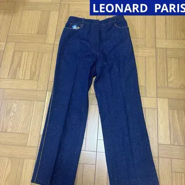 LEONARD PARIS 청바지 silk100% 레오나르