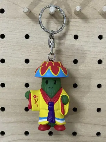 류큐 의상 고야만 꽃모자 키링
