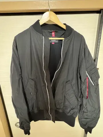 알파인더스트리 MA-1 자켓 XL 블랙