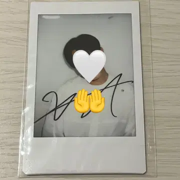 EVNNE 케이타 사인 포함 폴라로이드