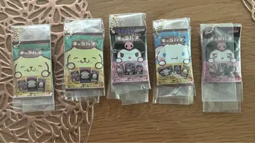 산리오 캐릭터 파키 초콜릿 미니어처 컬렉션 5개 세트 가챠
