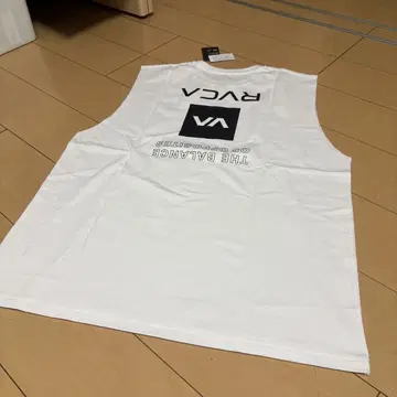RVCA 화이트 탱크탑