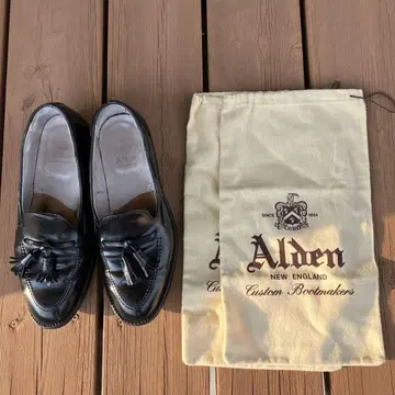 ALDEN 알든 태슬 로퍼 코도반 7 블랙