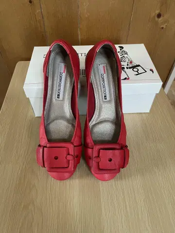구성 9 빨간색 펌프스 24cm