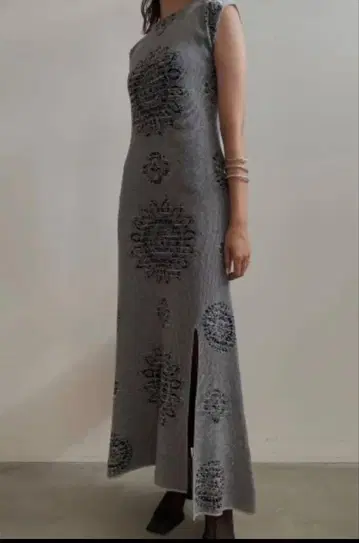 아메리빈티지 JACQUARD BOTANICAL DRESS
