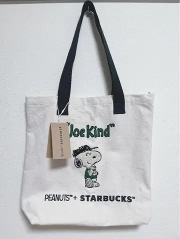 스타벅스 PEANUTS 콜라보 스누피 토트백