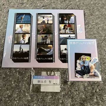 청춘 게슈타르트 붕괴 스티커 장면 사진 북마크 네임 키링
