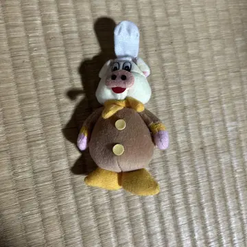 요리사 돼지 봉제 인형 약 15cm