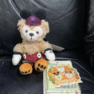 디즈니 더피 봉제 인형 스트랩 미키 할로윈
