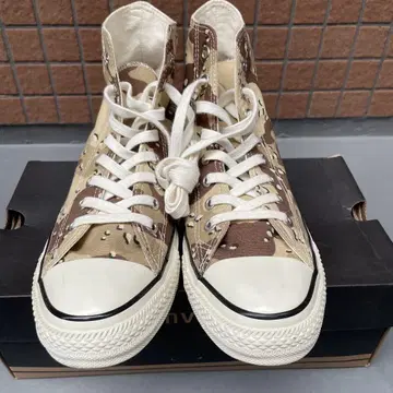 컨버스 올스타 US9 27cm 샌드 카모