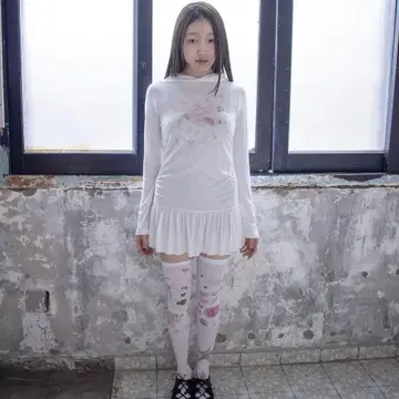 193 차크라 후드 드레스