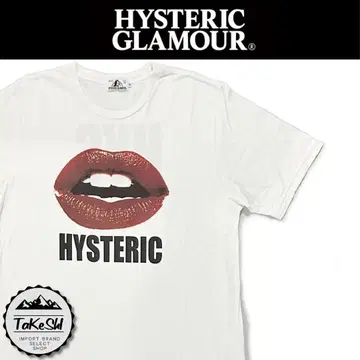 HYSTERIC GLAMOUR HYS 히스글라 빅 립 티셔츠 M