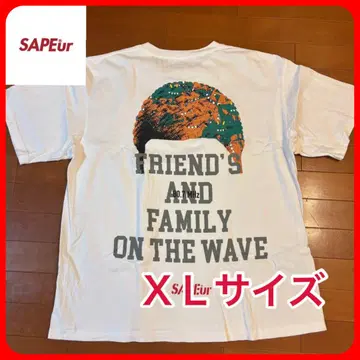 SAPEur 사풀 FM 라디오 악어 낚싯대 티셔츠 XL 사이즈