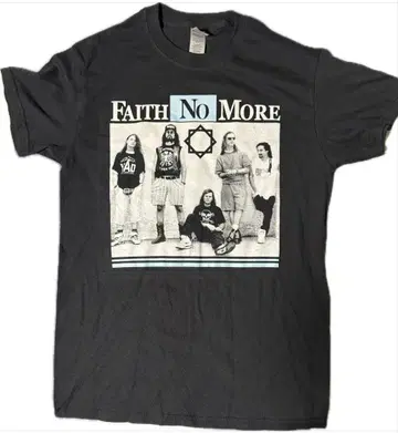 Faith No More 밴드 티셔츠 블랙 페이스 노 모어
