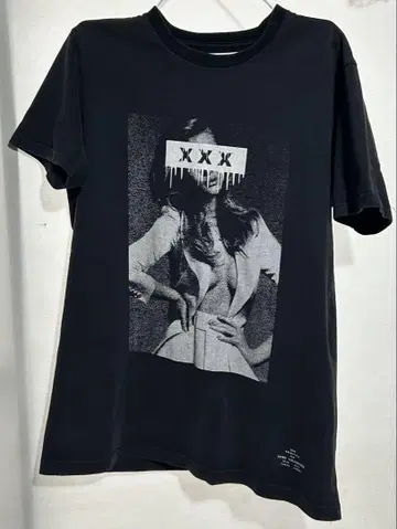 GOD SELECTION XXX 그래픽 티셔츠 L 블랙