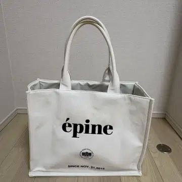 에핀 에핀 북 토트 백 라지 화이트