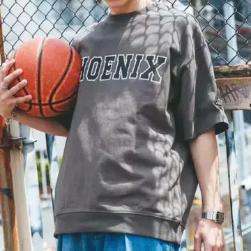 NBA PHOENIX SUNS 오버사이즈 티셔츠 그레이