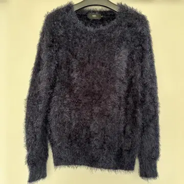 AZUL by moussy 다크 그레이 니트 M 아줄