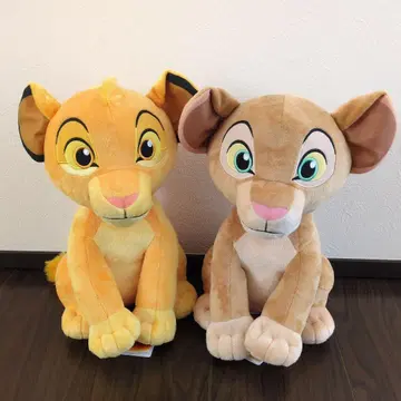 라이온 킹 심바와 나라 봉제 인형 세트