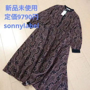 미사용 새상품 sonnylabel 페이즐리 무늬 롱 원피스