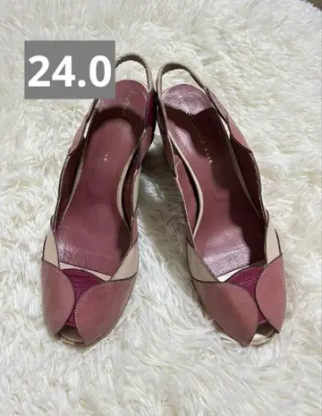 성숙/러블리 츠모리치사토 워크 샌들 24.0 와이드 힐