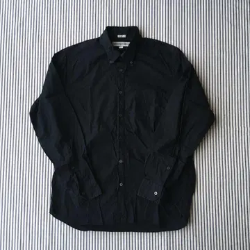 INDIVIDUALIZED SHIRTS 버튼 다운 셔츠 16-33 블랙