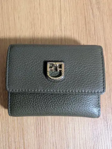 FURLA 3단 폴더형 지갑 올리브 그린