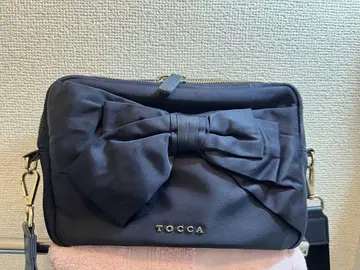 TOCCA 네이비 리본 포함 숄더백