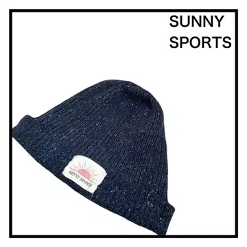Sunny Sports 실크 일본제 니트 캡 비니 네이비 남성용