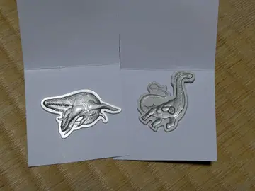 쥬라기 월드: 부활의 땅 예매권 혜택 핀 배지 2개 세트