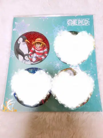 ONEPIECE 큰 반짝이 캔뱃지 루피