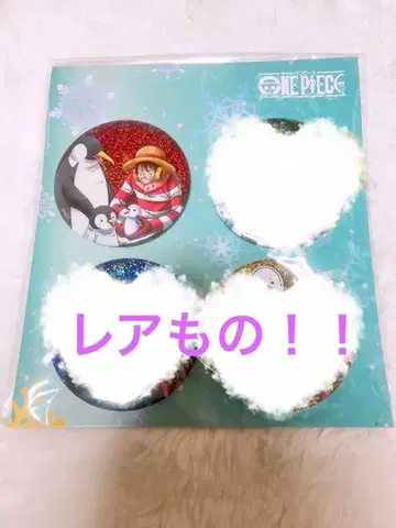 ONEPIECE 큰 반짝이 캔뱃지 루피