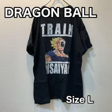드래곤볼 TRAIN SAIYAN 티셔츠 L DRAGON BALL