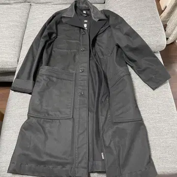 G-STAR RAW 블랙 트렌치코트 S 사이즈