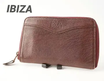 IBIZA 이비자 가죽 지갑 라운드 지퍼 브라운 짙은 브라운 계열