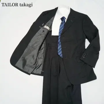 오더 tailor takagi 그레이 무지 프리 2턱 수트 상하의