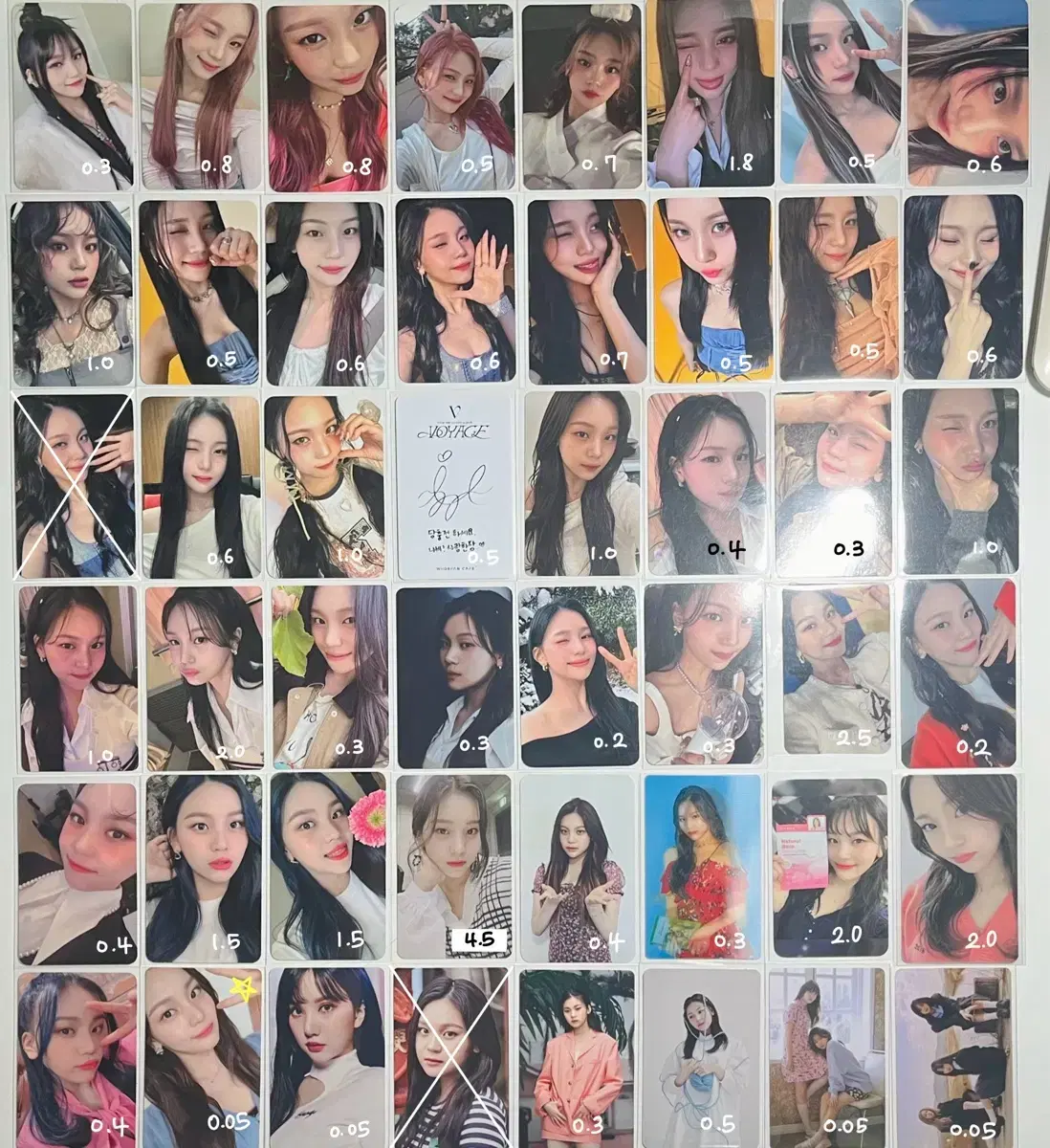 Gfriend Viviz Umji unreleased poca photocard