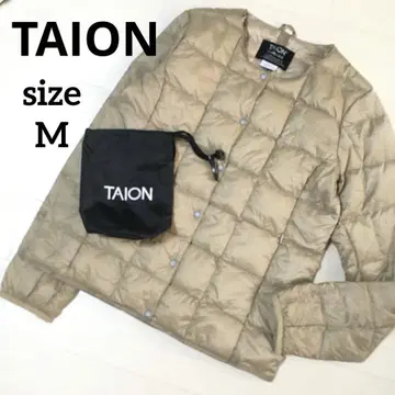 TAION 타이온 체온 이너 다운 베이지 다운 페더