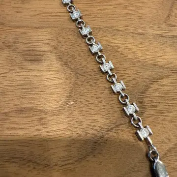 폴리 폴리 실버 팔찌 약 17cm