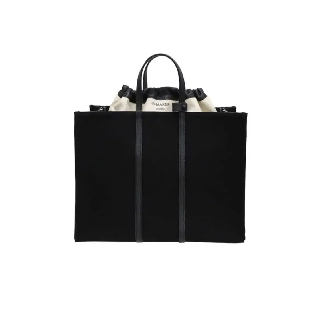 드메이커 Big New vase bag 캔퍼스백 (블랙)