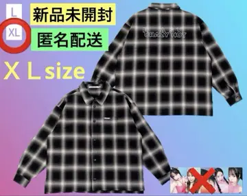 LE SSERAFIM 일콘 JP 일본 공연 체크 셔츠 XL 사이즈