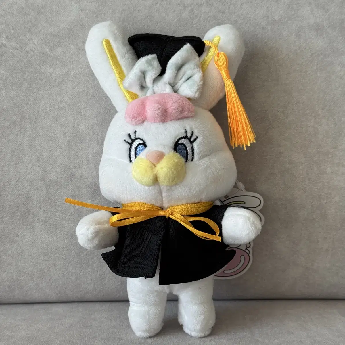 학사모 토끼 인형 키링