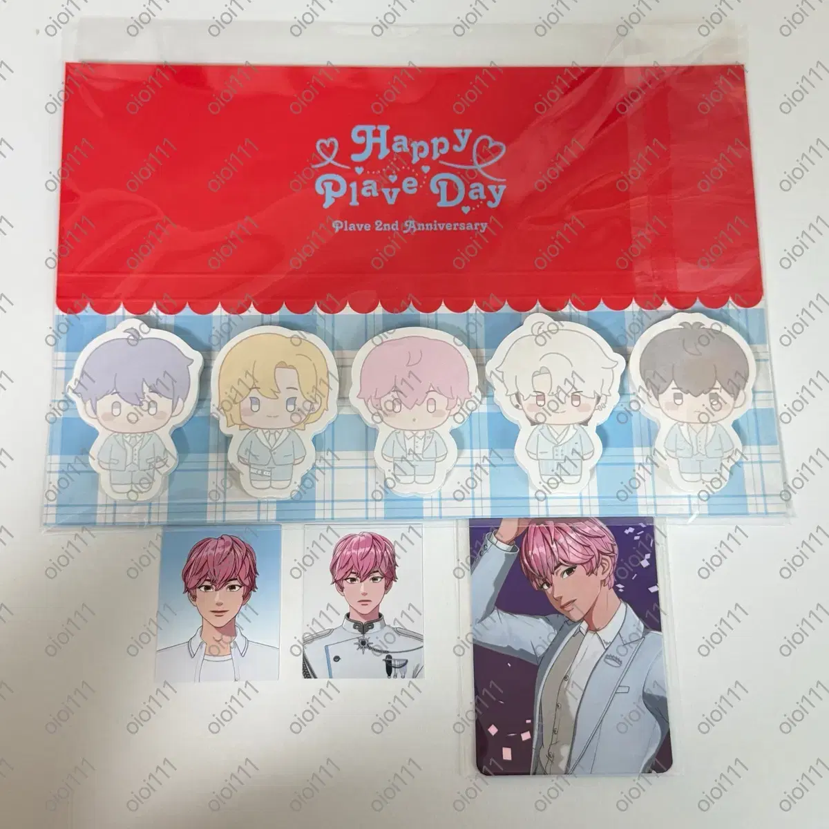 플레이브 굿즈 2주년 엠디 스티키노트 밤비 증사 포카 일괄