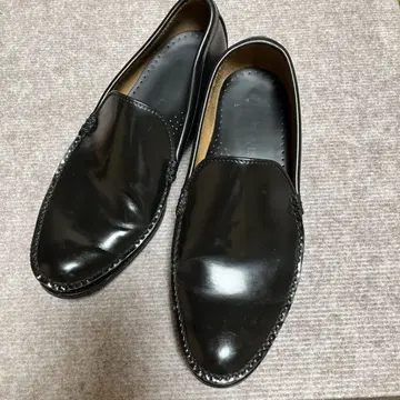 REGAL 가죽 슬립온 블랙