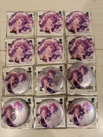 뱅드림 Roselia 우다가와 아코 Sei stark 캔뱃지 12개