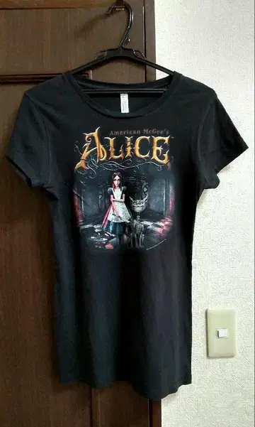알 스타일 Alice 티셔츠 디즈니 미국 새상품급 L