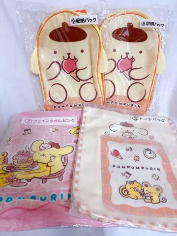 산리오 폼폼푸딩 복권 4종 세트