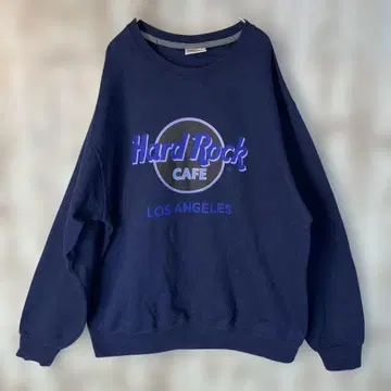 Hard Rock Cafe LOS ANGELE 네이비 맨투맨