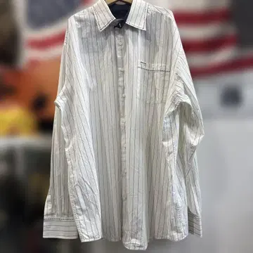 구제 의류 ENYCE 스트라이프 패턴 셔츠 2XL
